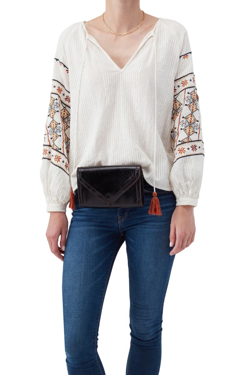 HOBO Fleet Convertible Leather Crossbody Bag, Alternate, color,