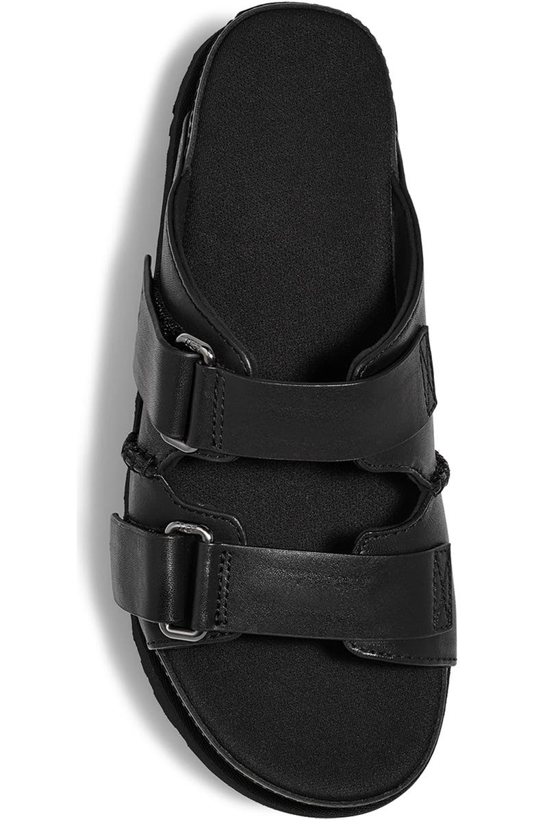 UGG<sup>®</sup> Goldenstar Platform Slide Sandal, Alternate, color, Blk