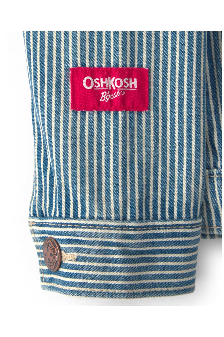 Kids' Hickory Stripe Denim Jacket, Alternate, color, HICKORY STRIPE JACKET