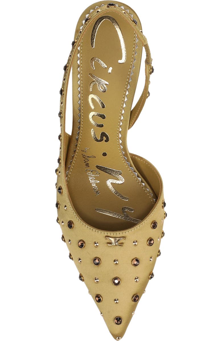 Circus NY by Sam Edelman Tallie Pointed Toe Slingback Pump, Alternate, color, Golden Pear