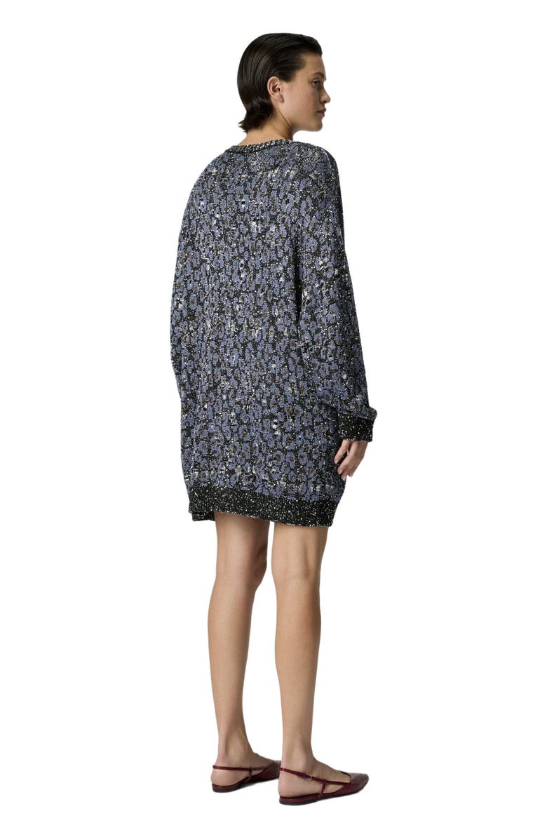 Missoni Oversized Cardigan In An Animal-print Jacquard Knit, Alternate, color, Multicoloured
