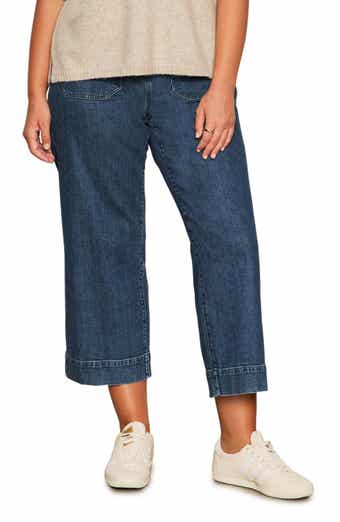 Sanctuary The Marine High Waist Patch Pocket Crop Jeans