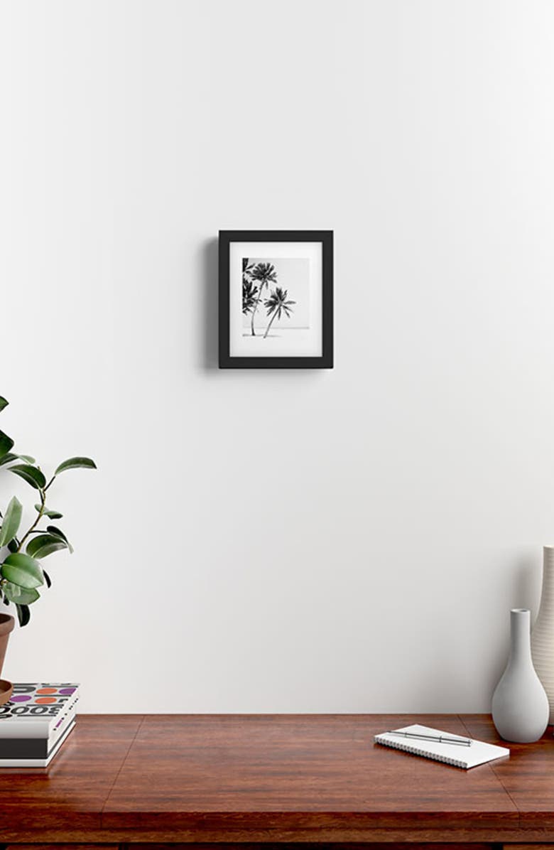 Deny Designs Island Framed Art Print, Alternate, color, Black-White