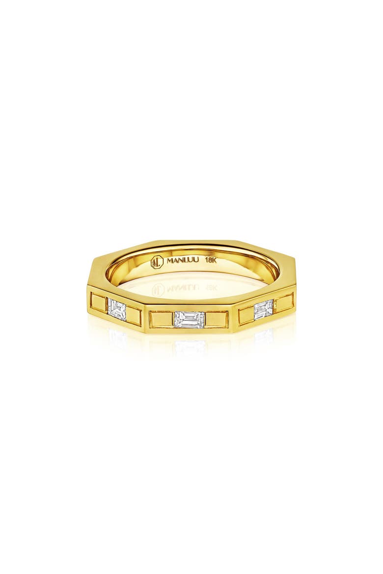 Doudou Diamond Band Ring, Main, color, YELLOW GOLD