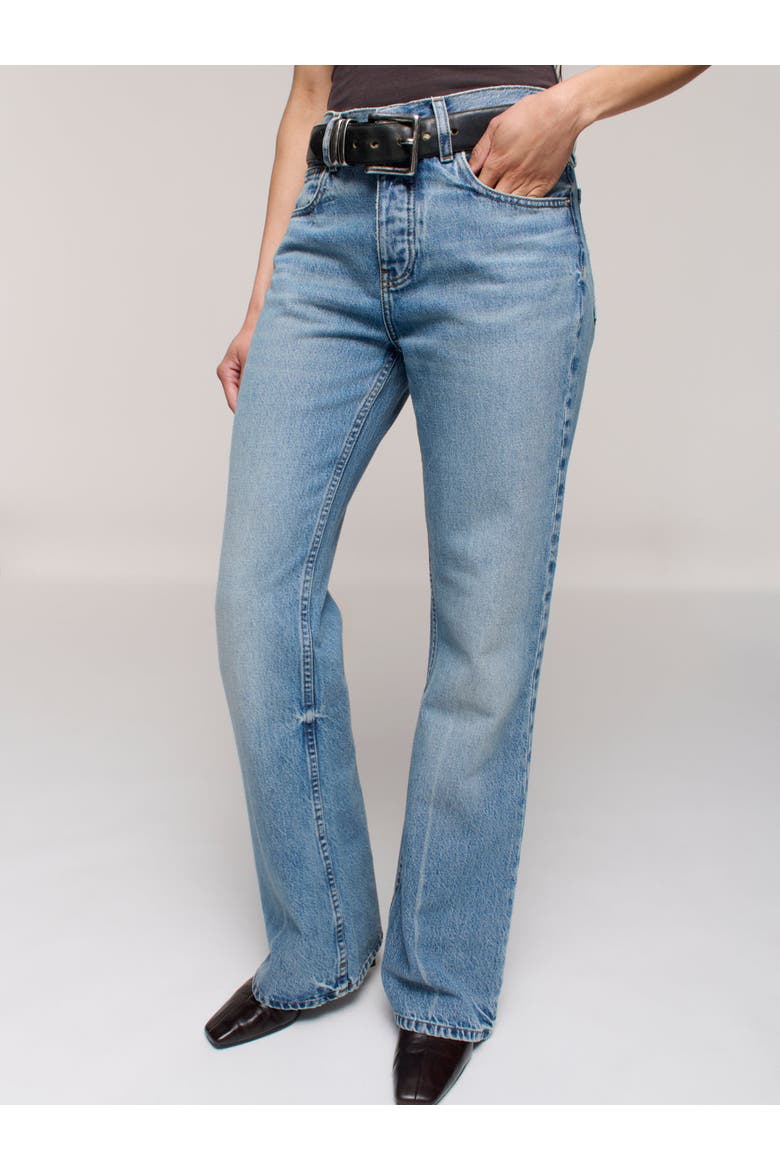 Calla Mid Rise Bootcut Jean, Alternate, color, Attick Blue