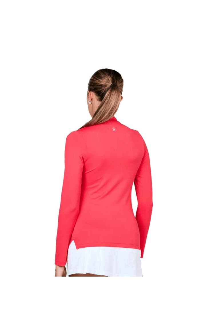 Womens 1/4 Zip Golf Shirt, Alternate, color, Roulette