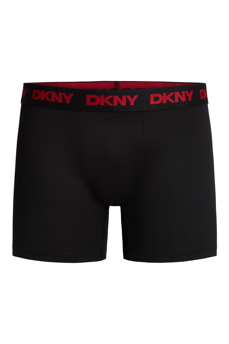 3-Pack Soft Touch Boxer Briefs, Alternate, color, BLACK/ RED/ CHARCOAL