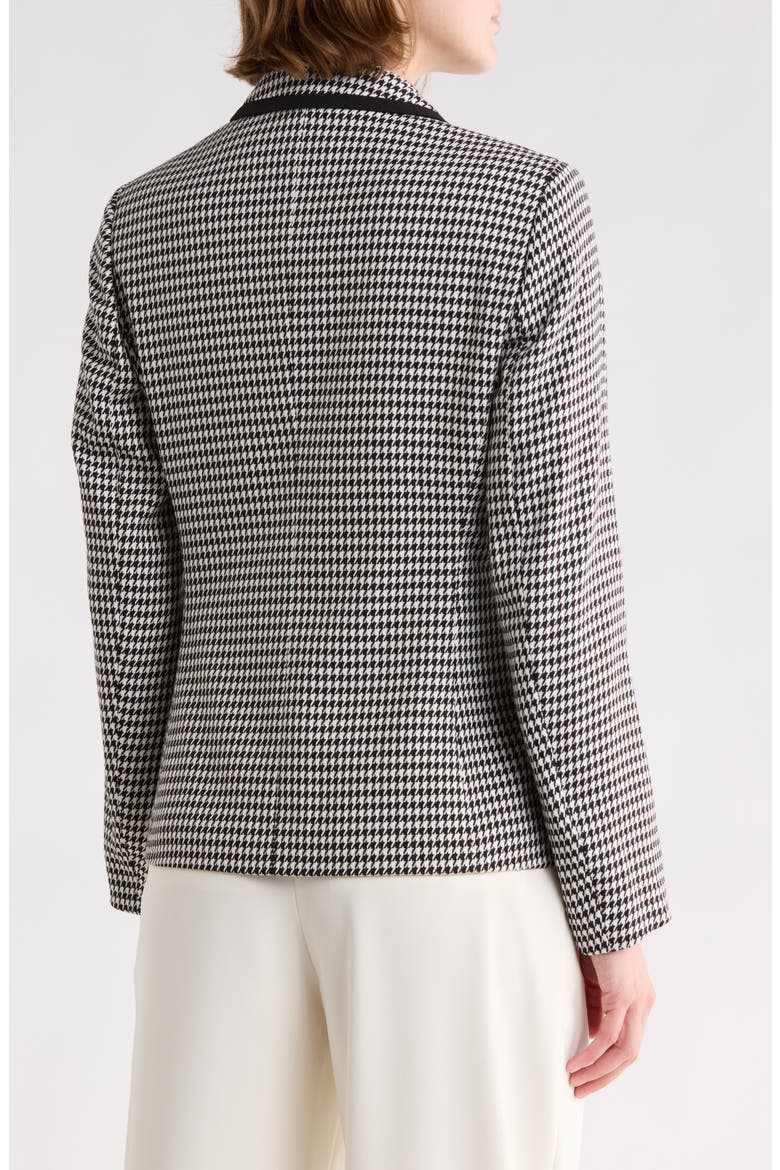 Faux Double Breasted Jacket, Alternate, color, BLACK/ WHITE