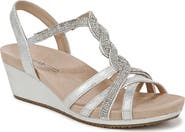 LifeStride Miami Slingback Wedge Sandal