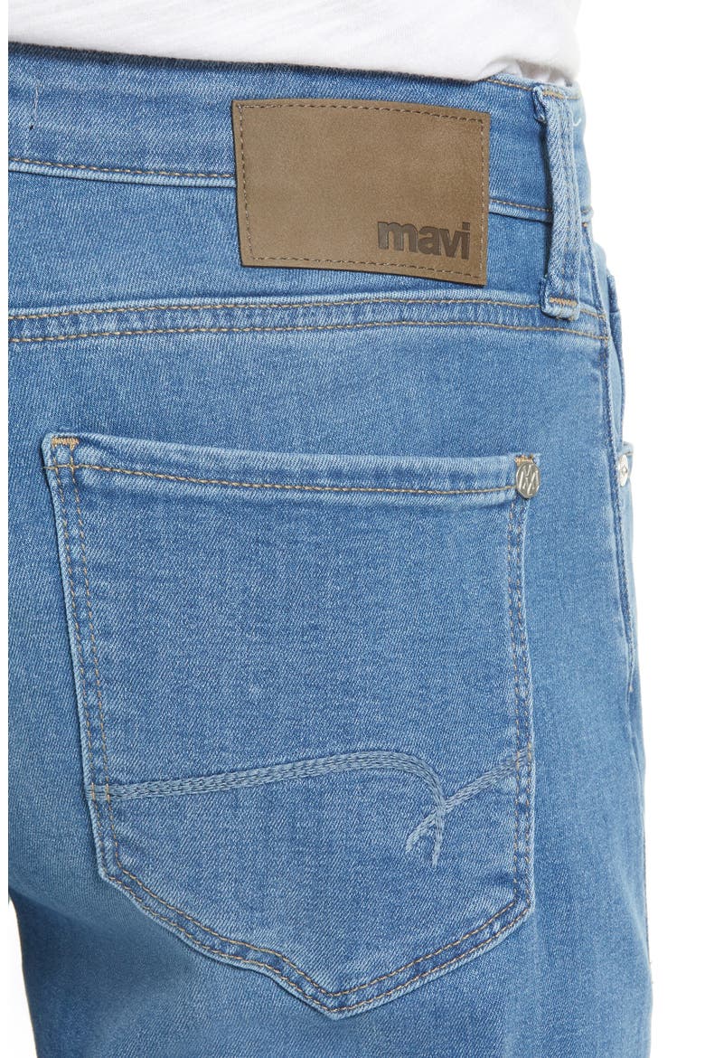 Marcus Slim Straight Jeans, Alternate, color, MID BRUSHED FEATHER NEWPORT
