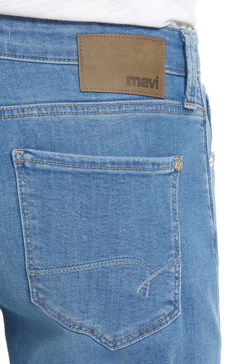 Mavi Jeans Marcus Slim Straight Jeans, Alternate, color, Mid Brushed Feather Newport