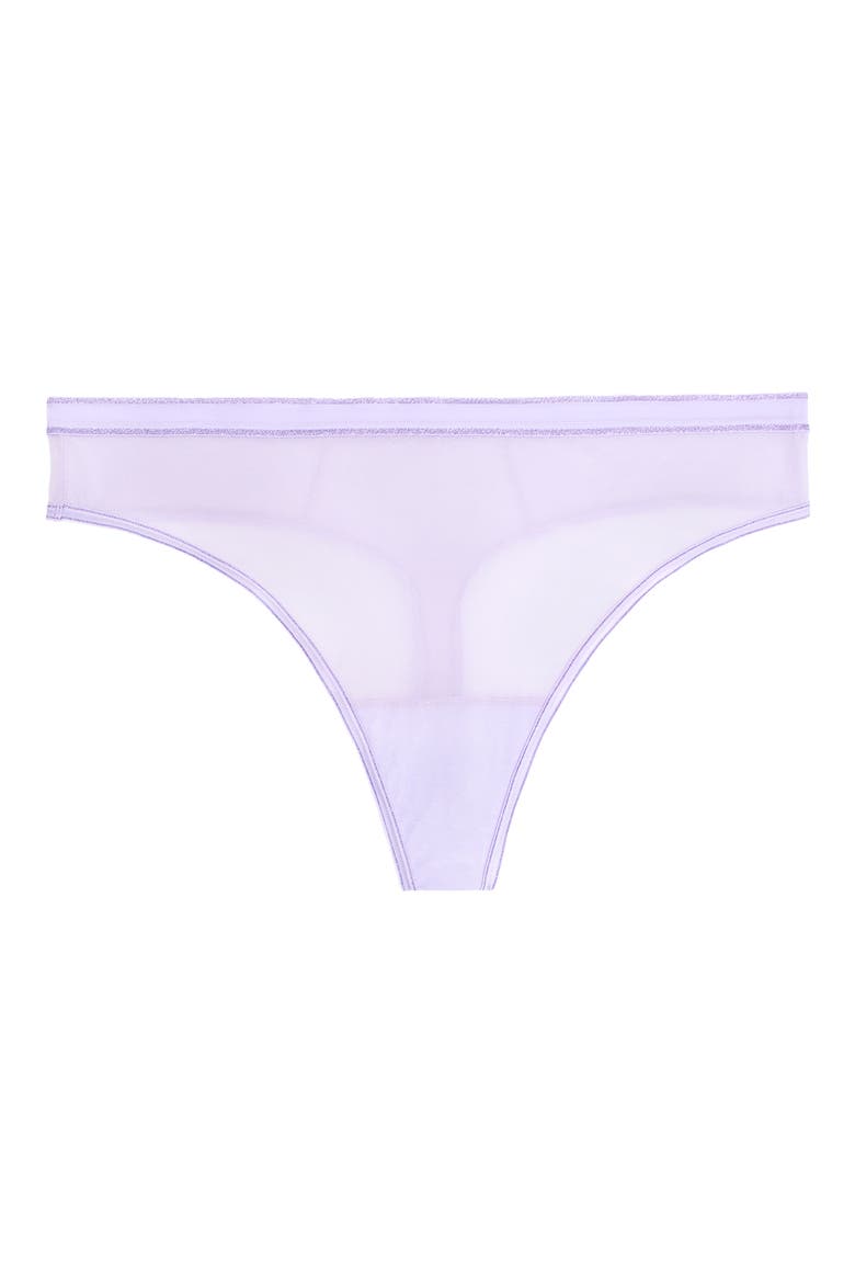 High Cut Mesh Thong, Alternate, color, LAVENDER LUREX