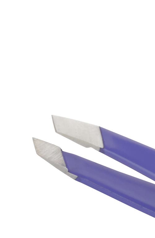 Tweezerman Mini Slant Tweezer In Blooming Lilac