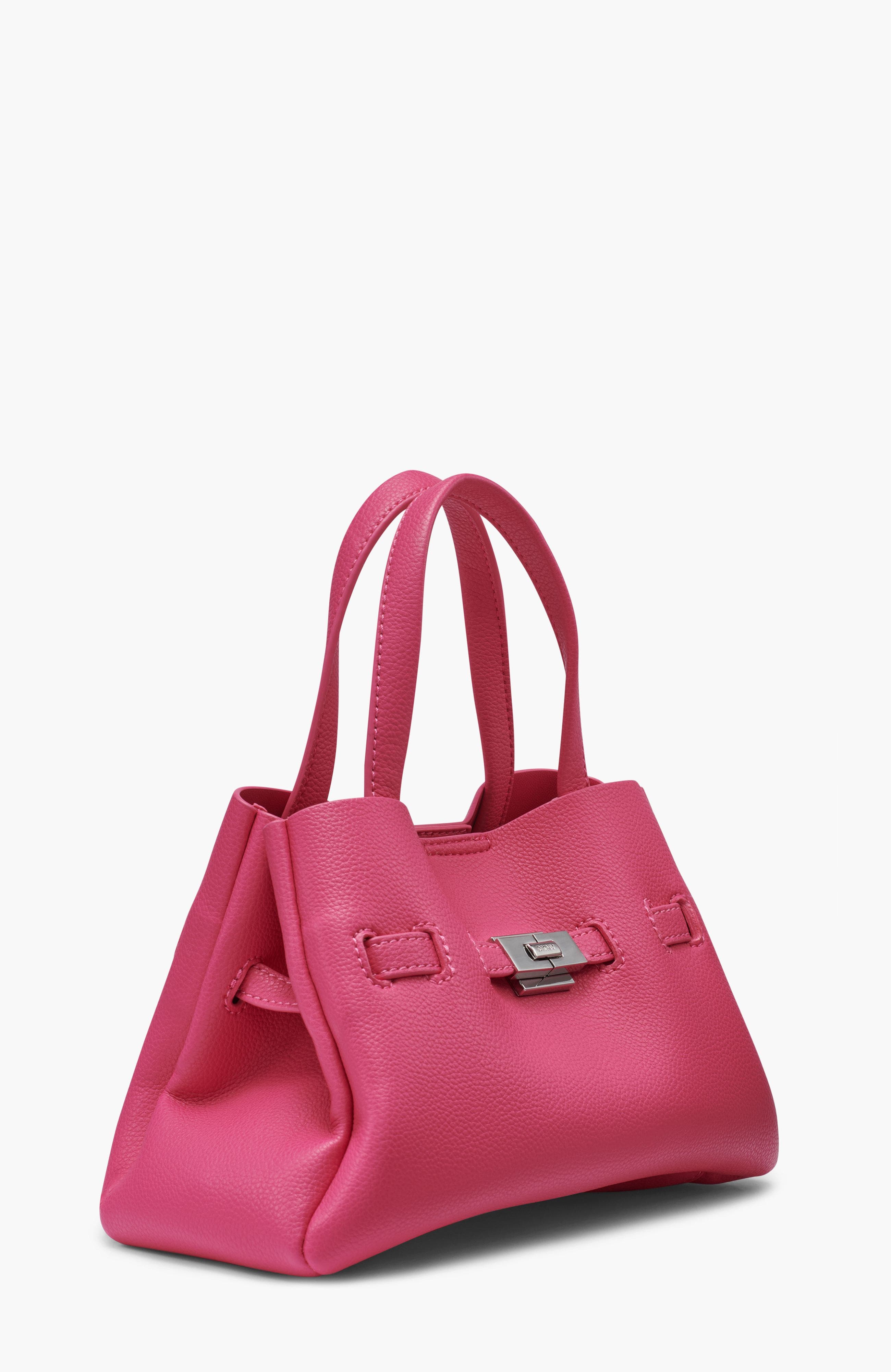 DKNY Bryar Small Satchel, Alternate, color, Hot Pink
