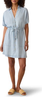 Faherty Oakley Tried & True Chambray Shirtdress