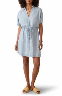 Faherty Oakley Tried & True Chambray Shirtdress