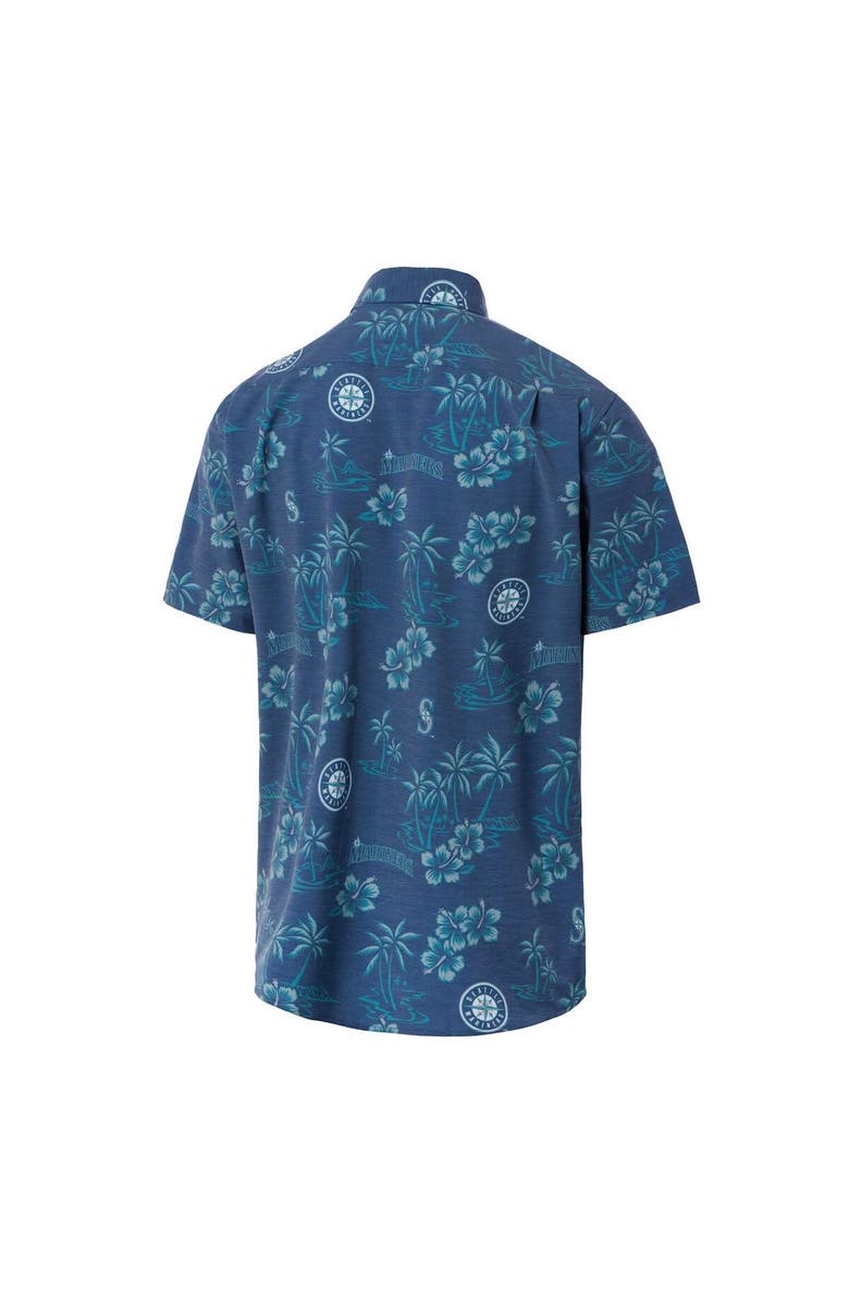 Reyn Spooner Men's Reyn Spooner Navy Seattle Mariners Kekai Button-Down Shirt, Alternate, color, 