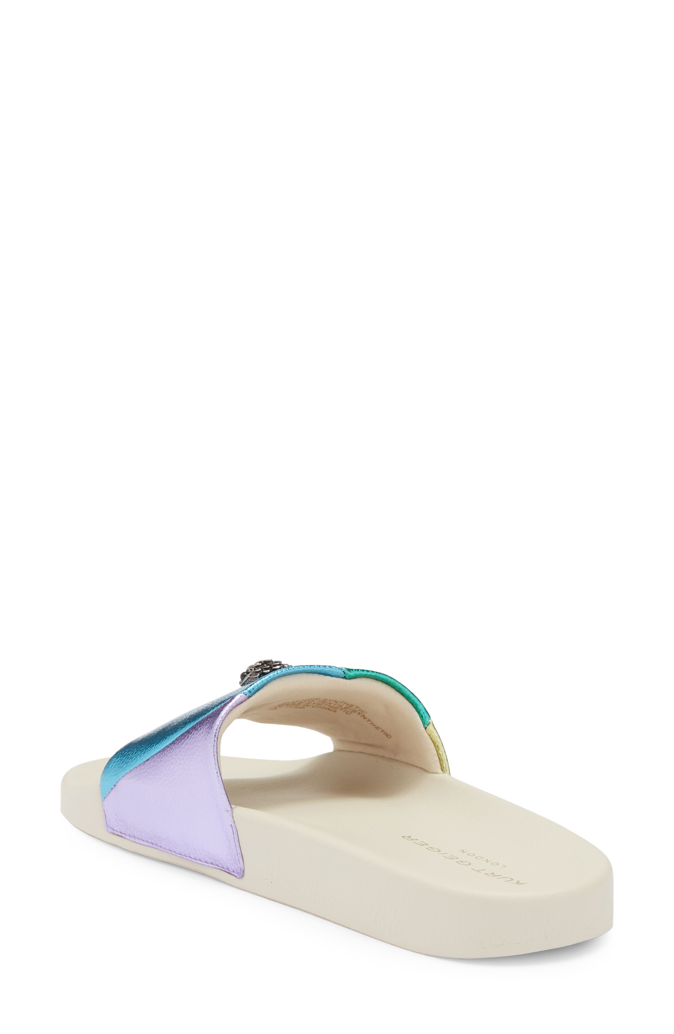 Kurt Geiger London Meena Eagle Slide Sandal, Alternate, color, 