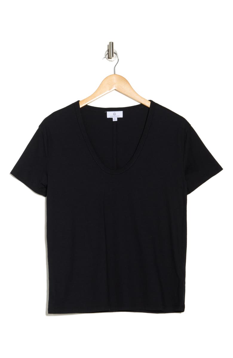 AG Henson V-Neck T-Shirt, Alternate, color, True Black