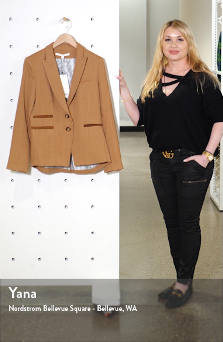 Hudson Plaid Wool Blend Dickey Jacket, sales video thumbnail