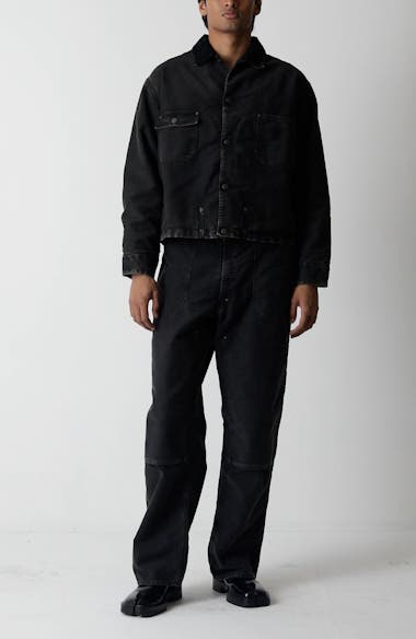Maison Margiela Corduroy Collar Cotton Moleskin Sports Jacket