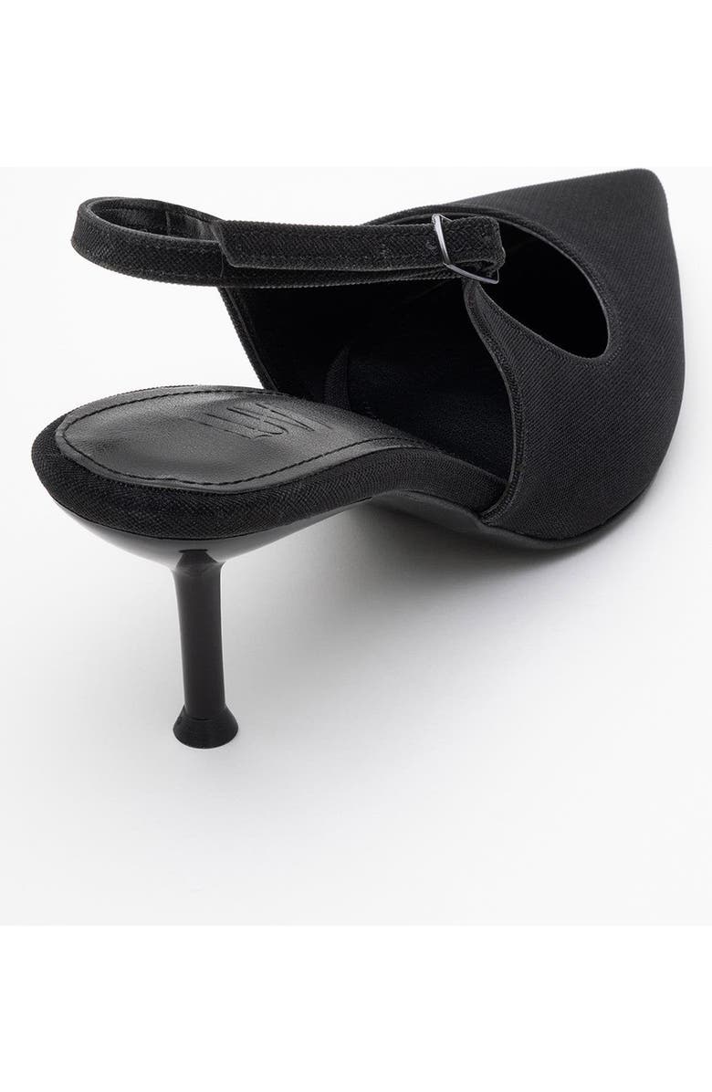 Prologue Shoes Caisa Slingback Pointed Toe Pump, Alternate, color, Black