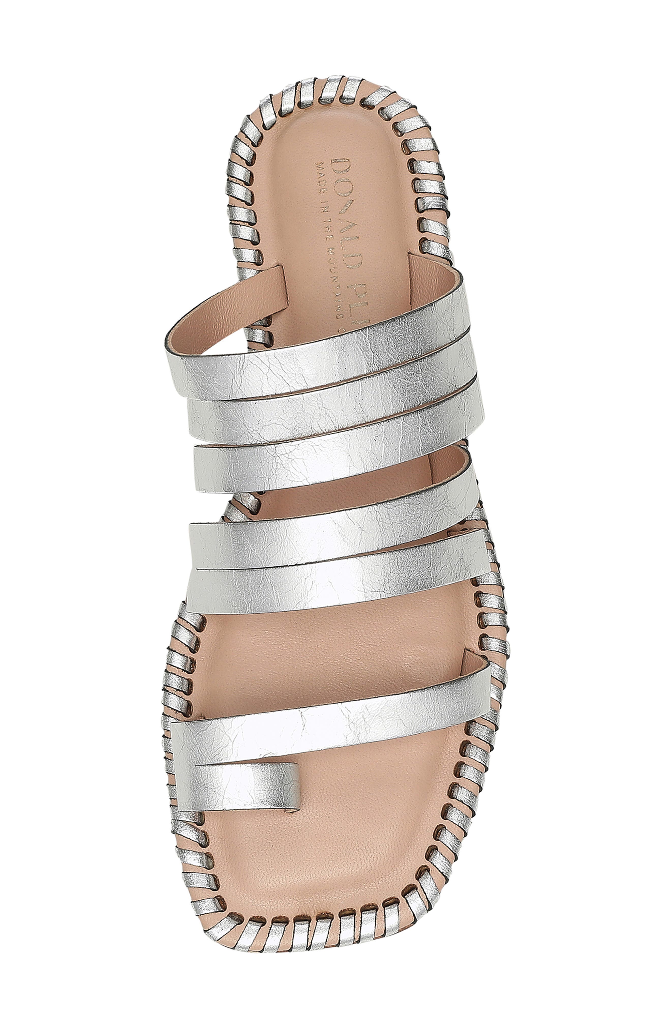 Donald Pliner Emmaline Croc Strappy Sandal, Alternate, color, 