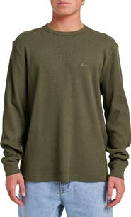 Quiksilver Nelson Long Sleeve Thermal Cotton Blend Pullover