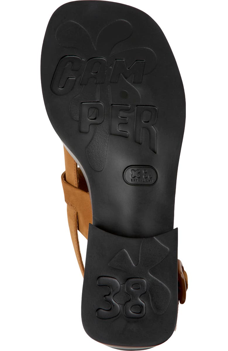 Camper Dana Slingback Sandal, Alternate, color, Medium Brown