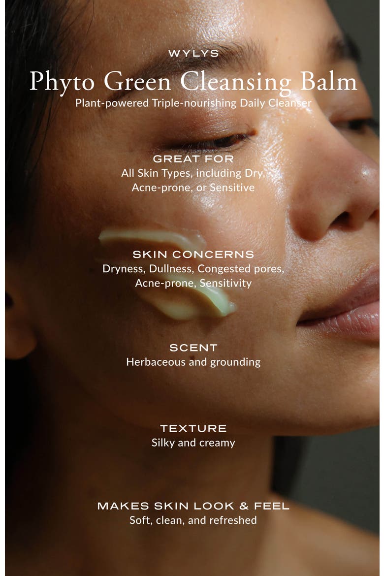 Phyto Green Cleansing Balm & Sage Verte Makeup Bag, Alternate, color, Green
