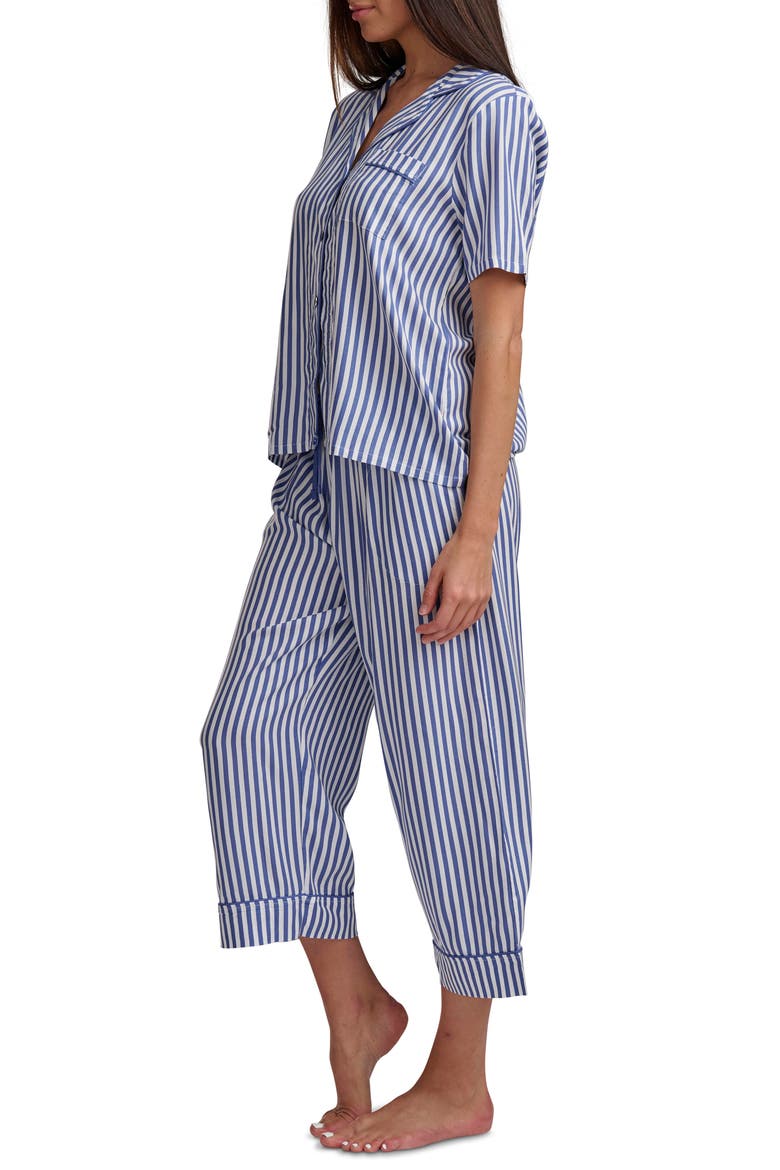 Notch Collar Pajamas, Alternate, color, MERLINSTRIPE