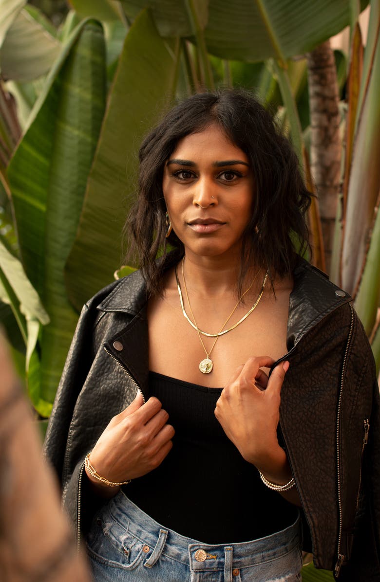 Set & Stones Celine Coin Necklace, Alternate, color, 