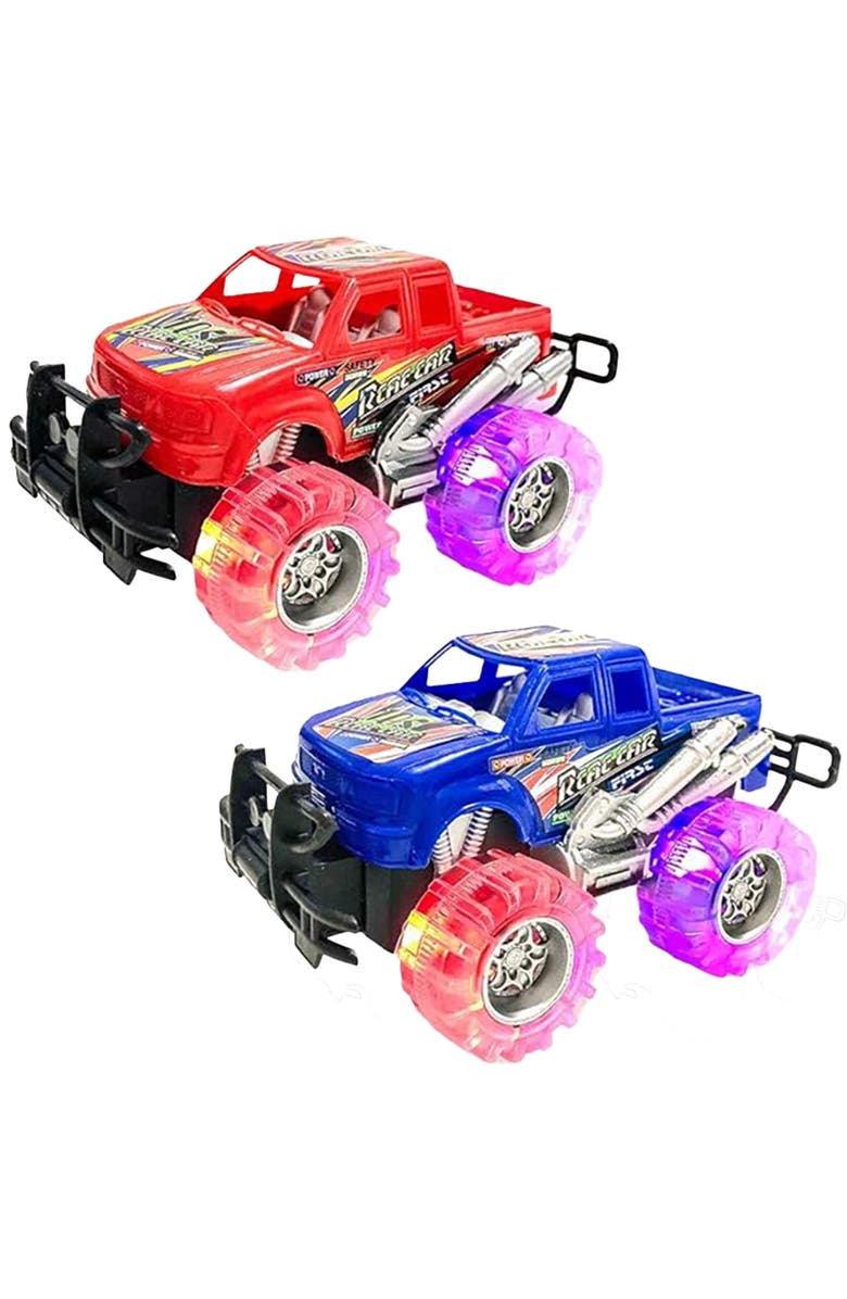 ArtCreativity Light Up Monster Trucks 2 Pack, Main, color, Multicolored
