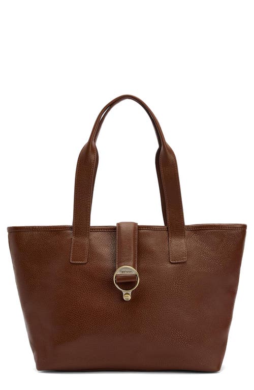 Barbour Alder Leather Tote Bag in Brown  product