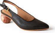 Huma Blanco Canela Slingback Pump