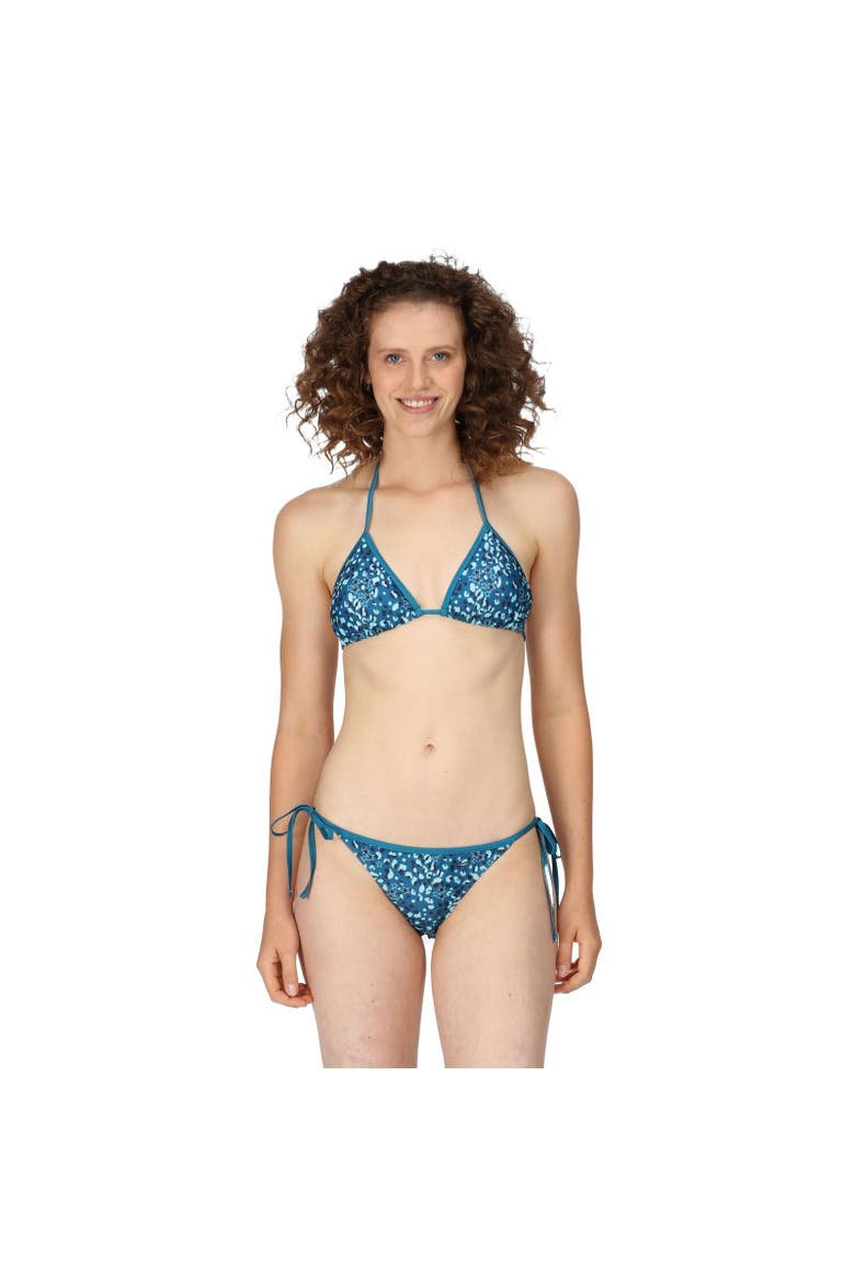 Aceana Animal Print Bikini Top, Alternate, color, Celestial