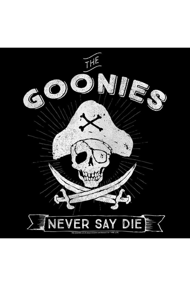 Men's The Goonies Pirate Never Say Die  Graphic T-Shirt, Alternate, color, Black