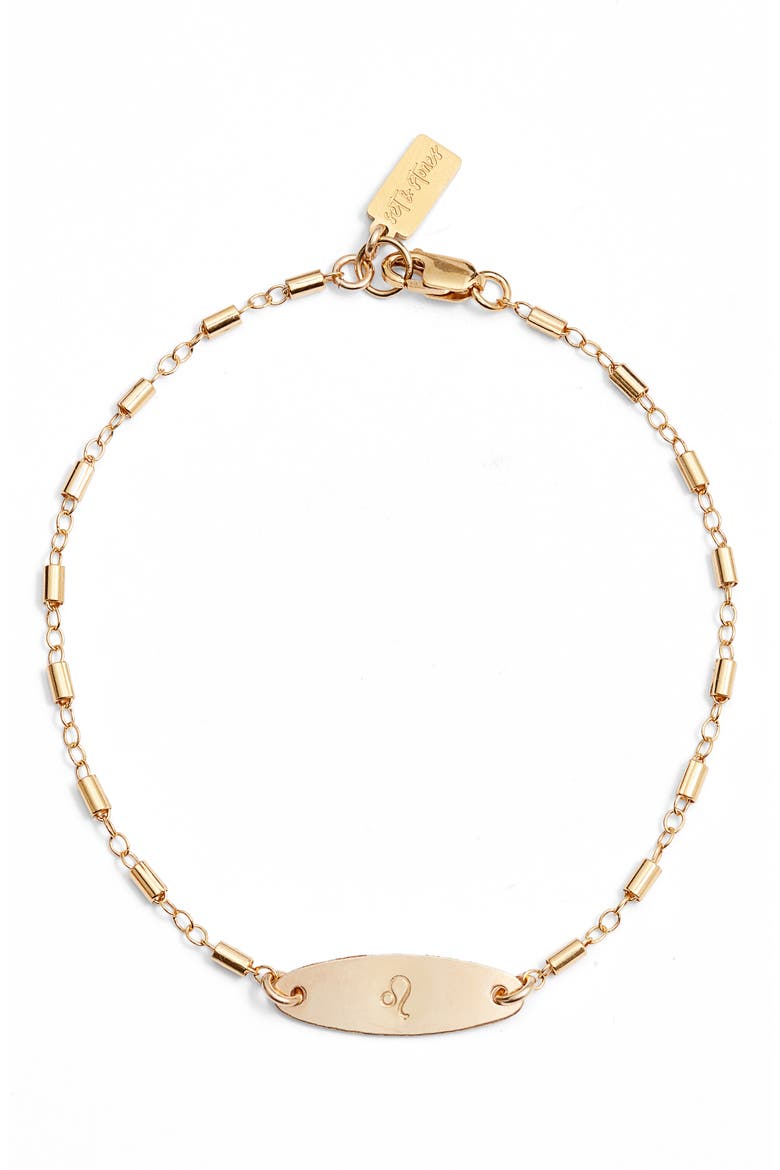 Zodiac Sign ID Bracelet, Main, color, LEO