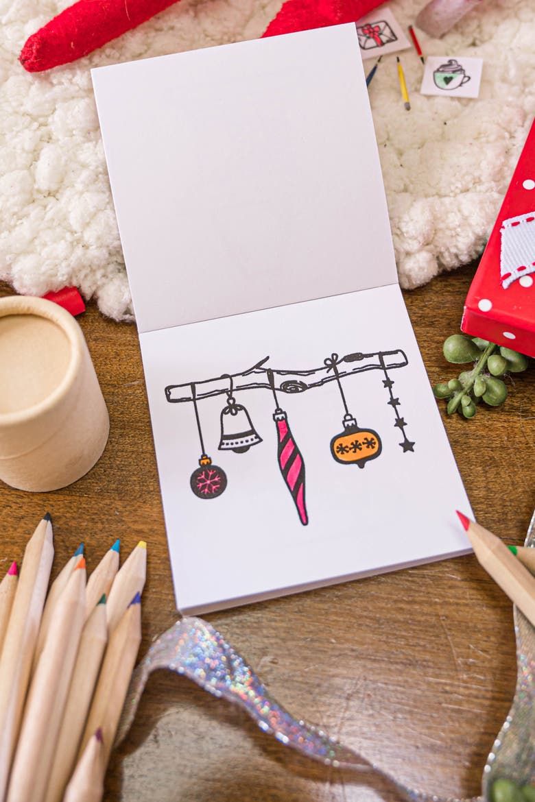 Holiday Mini Adult Coloring Book Bundle, Alternate, color, Christmas