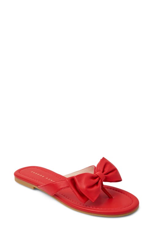 Jack Rogers Vannah Flip Flop In Red