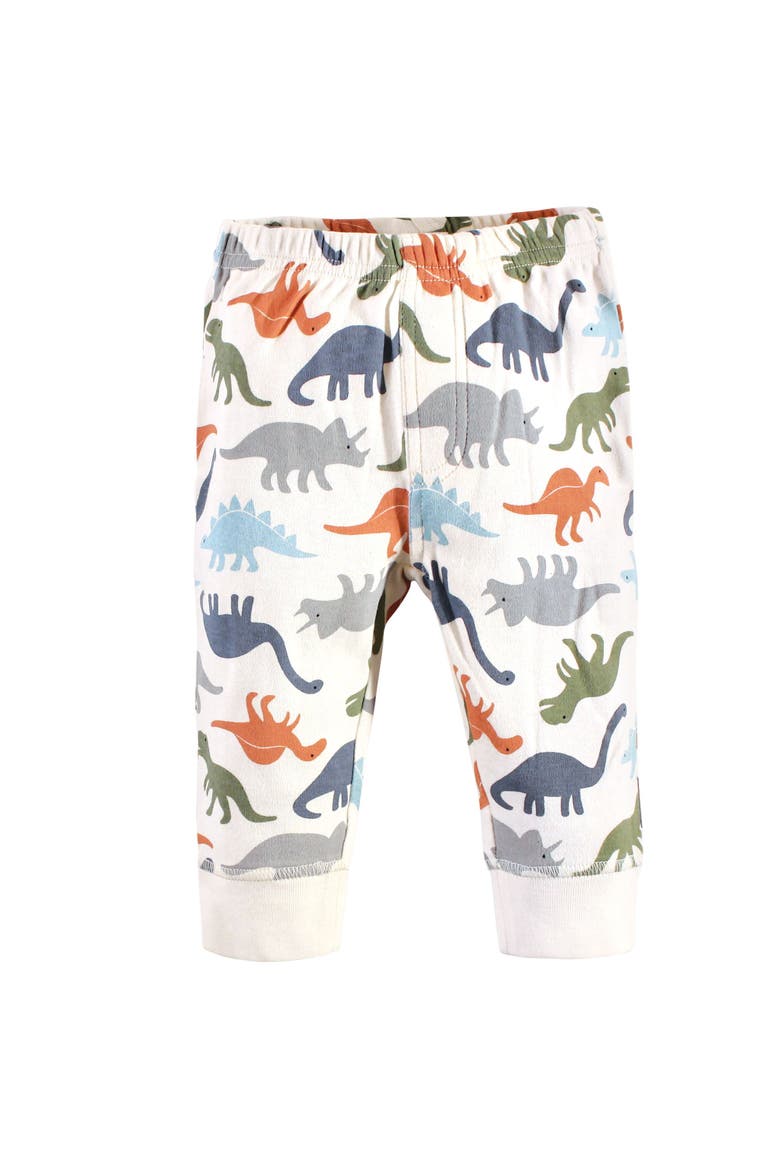 Organic Cotton Pants, Alternate, color, Bold Dinosaurs