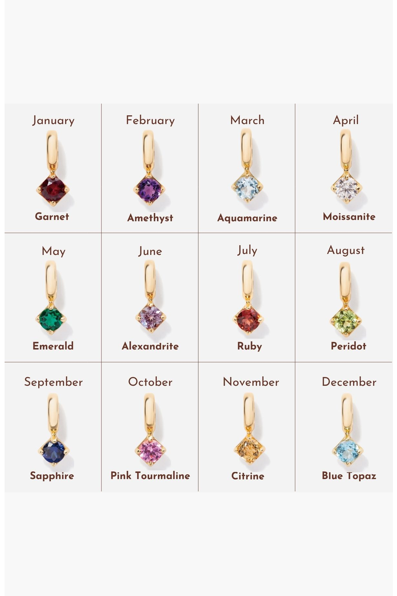 Round Birthstone Necklace, Alternate, color, Sapphire/September