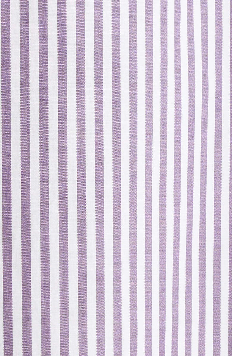 Max Mara Tubinga Stripe Stretch Cotton Button-Up Shirt, Alternate, color, 