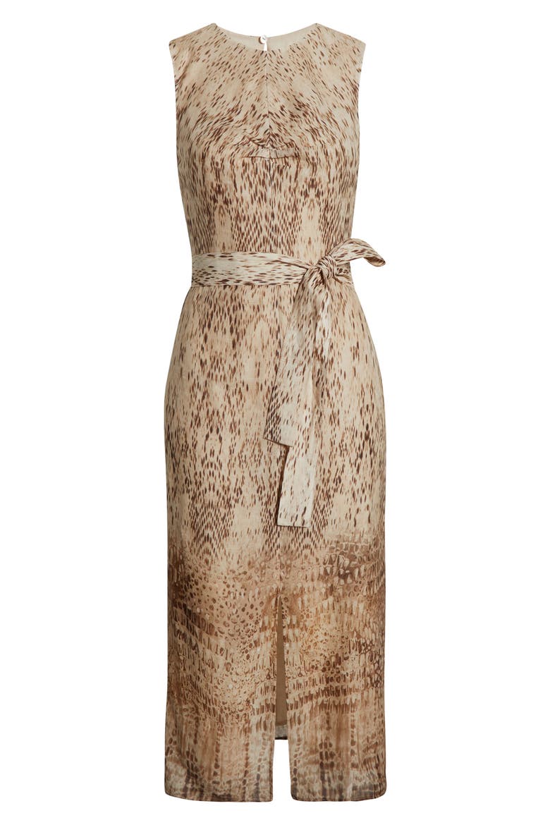 Presley Mixed Print Sleeveless Dress, Alternate, color, NEUTRAL