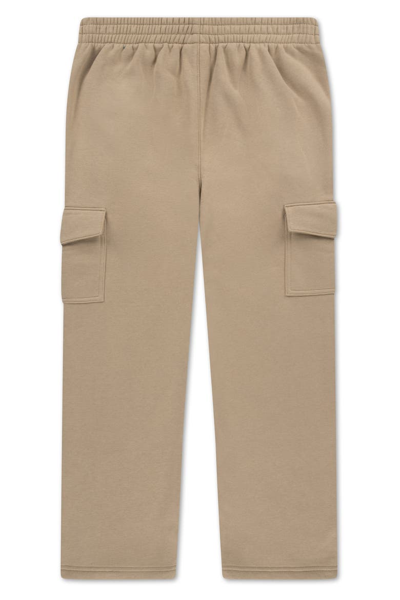 Kids' Cargo Fleece Pants, Alternate, color, HEMP