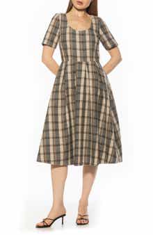Alexia Admor Imani Short Sleeve Pleated Dress
