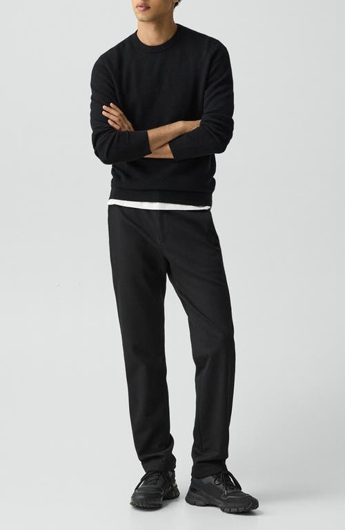 Theory Maden T.novo Crewneck Wool Sweater In Black