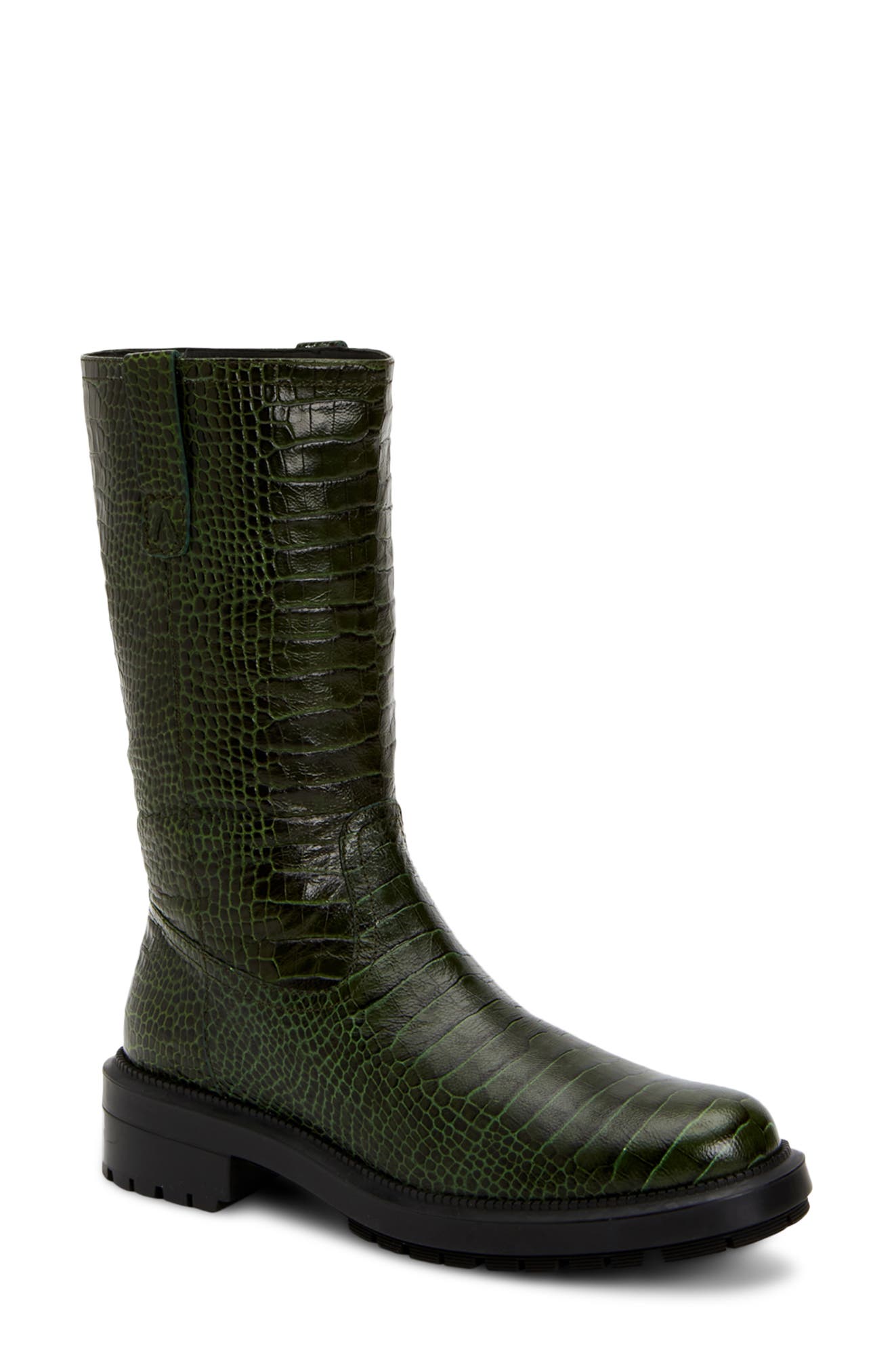 Lilah Water Resistant Boot, Main, color, GREEN
