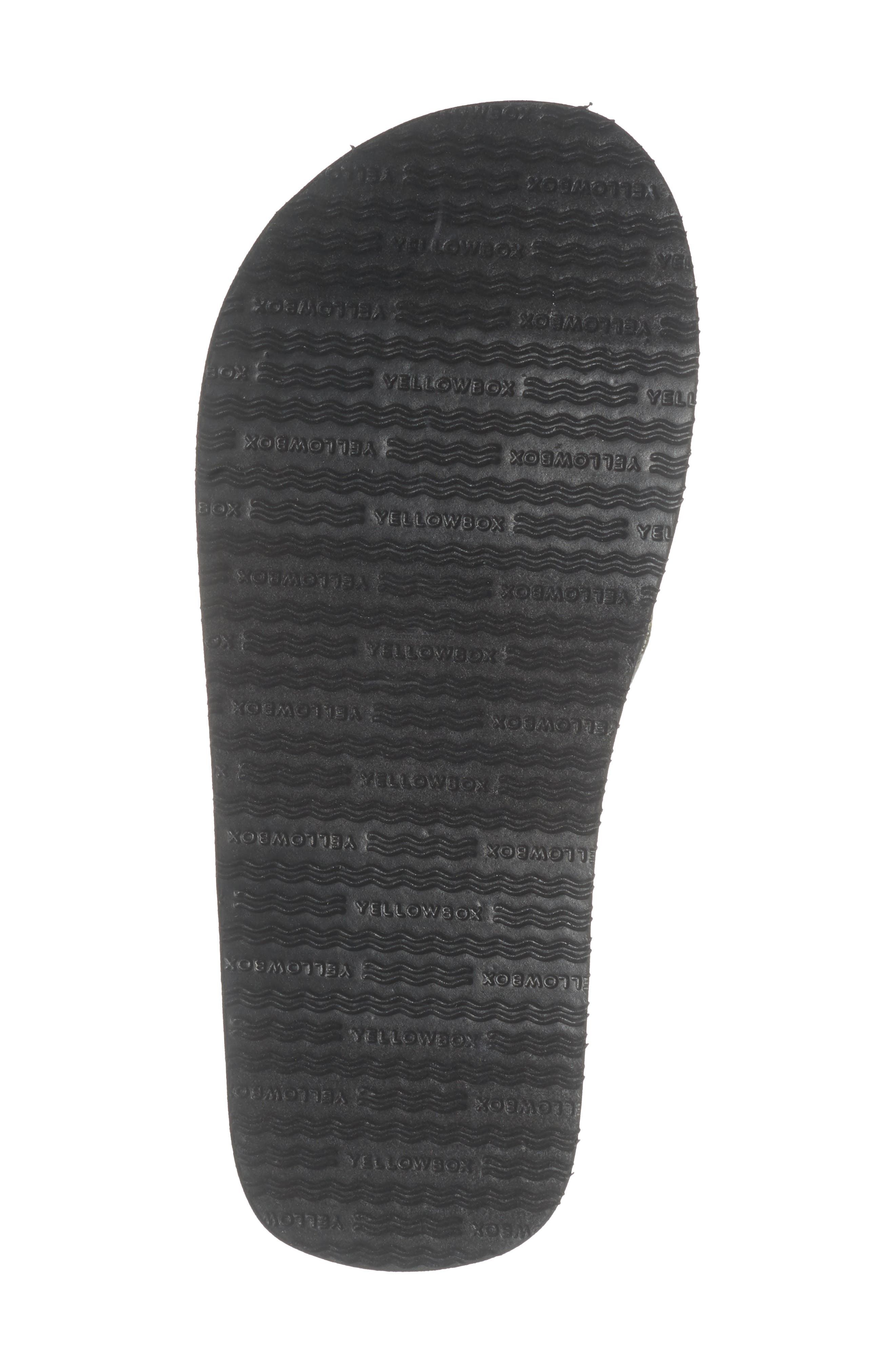 Yellow Box Premium Finwick Flip Flop, Alternate, color, Camo