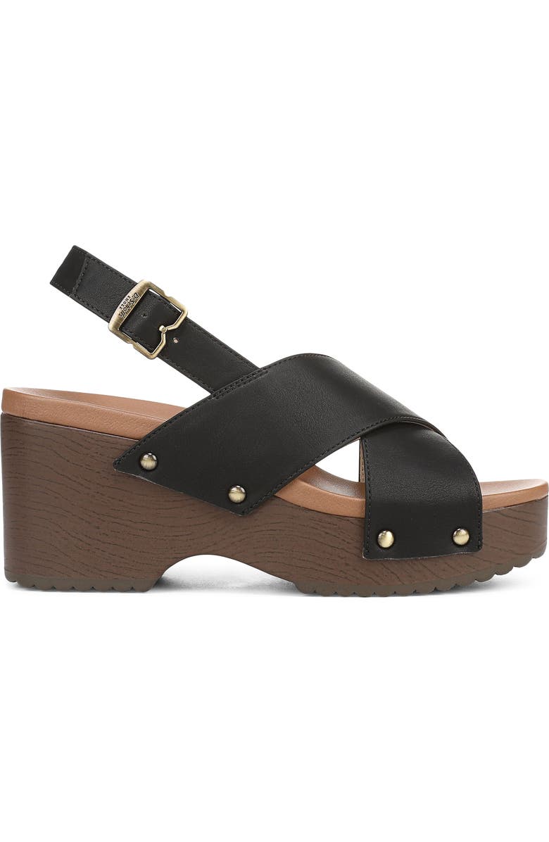 Dr. Scholl's Weslee Slingback Platform Sandal, Alternate, color, Black